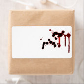 Designer Blood Splatter Etiket (Insitu)