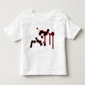 Designer Blood Splatter Kinder Shirts (Voorkant)