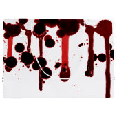 Designer Blood Splatter Large Cadeautasje (Achterkant)