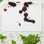 Designer Blood Splatter Theedoek (Gevouwen)