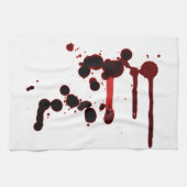 Designer Blood Splatter Theedoek (Horizontaal)
