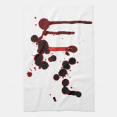 Designer Blood Splatter Theedoek (Verticaal)