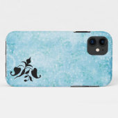 Designer Blue iPhone Case (Achterkant (horizontaal))