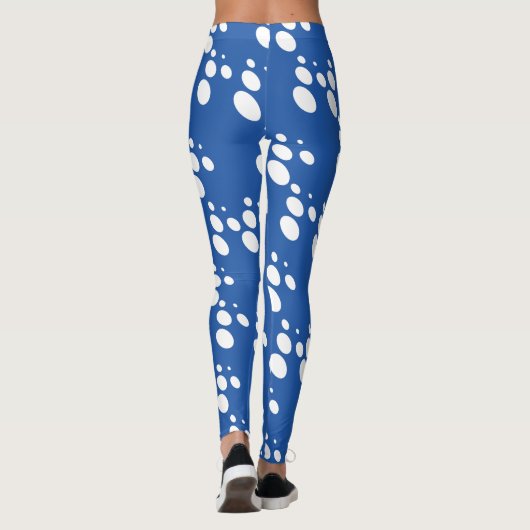 Designer Blue Leggings (Achterkant)