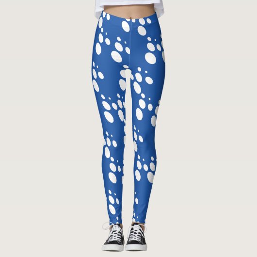Designer Blue Leggings (Voorkant)
