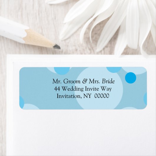 Designer Bruiloft Nodig Label Sticker uit (Insitu)