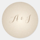 Designer bruiloft uitnodigingsenvelop Sticker (Voorkant)