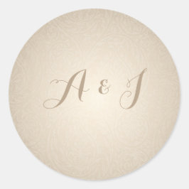 Designer bruiloft uitnodigingsenvelop Sticker