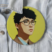 Designer Buttonnen Ronde Button 6,0 Cm (In situ)