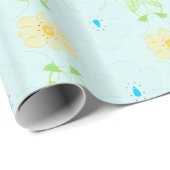 Designer cadeauverpakking met pastel bloemen cadeaupapier (Rol Hoek)