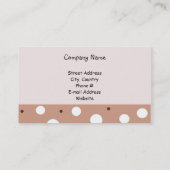 Designer Cakes Visitekaartje (Achterkant)