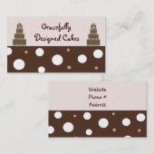 Designer Cakes Visitekaartje (Voorkant / Achterkant)