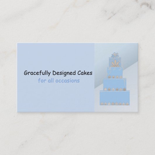 Designer Cakes Visitekaartje (Voorkant)