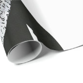 Designer Christmas Santa Pattern Wrapping Paper Cadeaupapier (Rol Hoek)