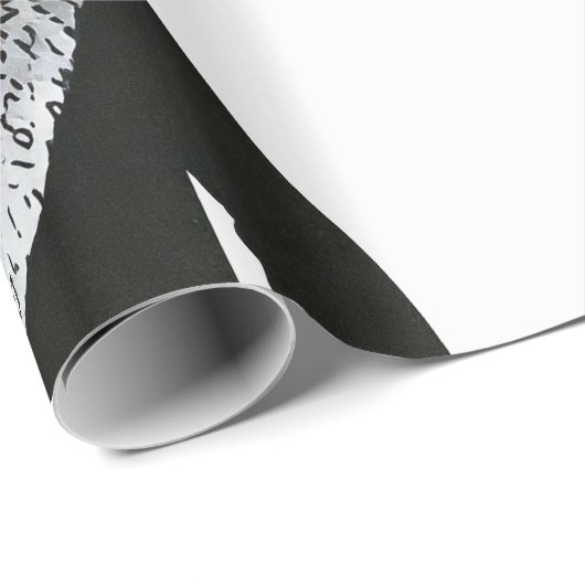 Designer Christmas Santa Pattern Wrapping Paper Cadeaupapier (Rol Hoek)