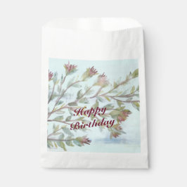 Designer Cookie Favor Bag in Waterverf Bedankzakje