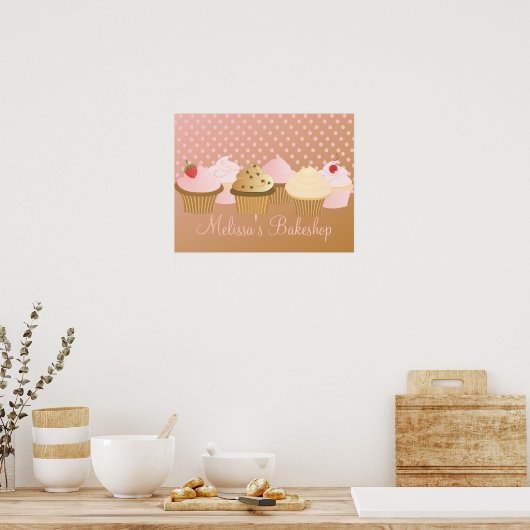 Designer Cupcakes Poster (Keuken)