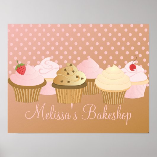 Designer Cupcakes Poster (Voorkant)