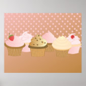 Designer Cupcakes Poster (Voorkant)