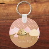 Designer Cupcakes Sleutelhanger (Voorkant)