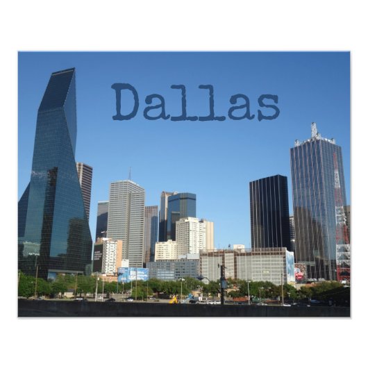 Designer Dallas Texas Foto Afdruk (Voorkant)