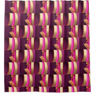 Designer douchegordijn met bijpassende matten