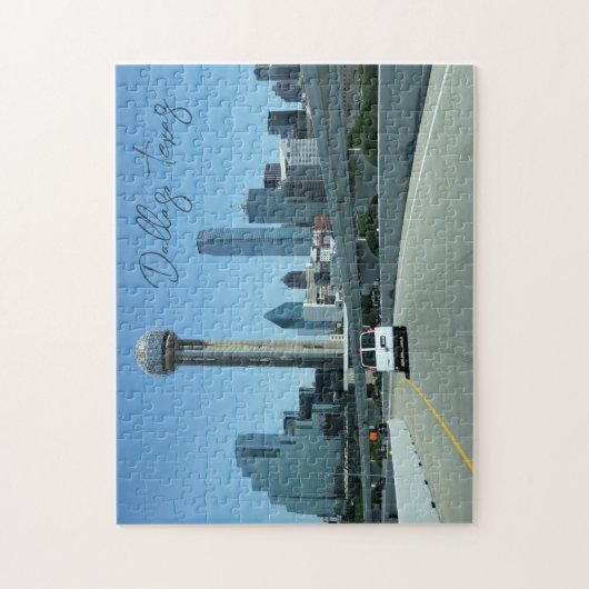 Designer Downtown Dallas Texas Legpuzzel (Verticaal)