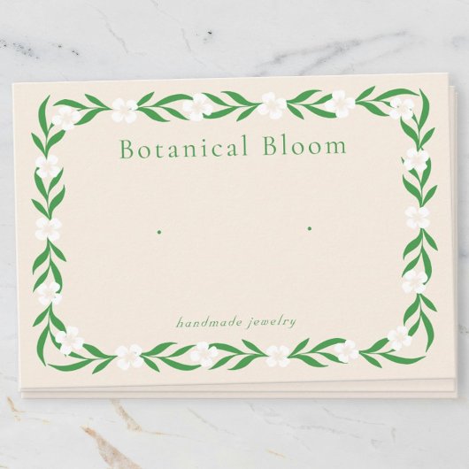 Designer Earring Display Kaart