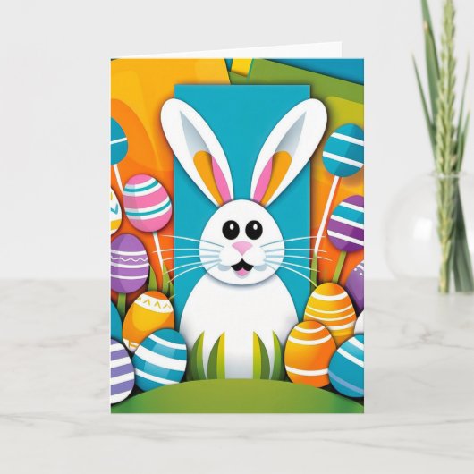 Designer Easter Wenskaart Feestdagen Kaart (Voorkant)