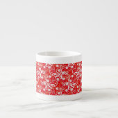Designer Expresso Red-White Swirl Mok (Voorkant)
