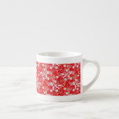 Designer Expresso Red-White Swirl Mok (Rechts)