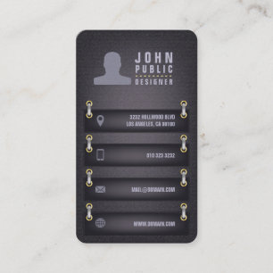 Designer Fabric Style Visitekaartje