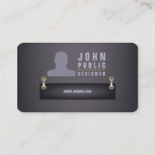 Designer Fabric Style Visitekaartje (Achterkant)