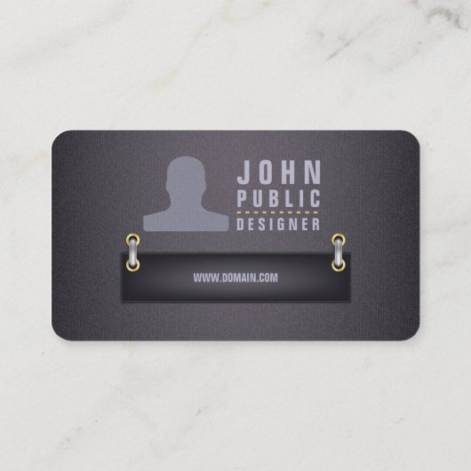 Designer Fabric Style Visitekaartje (Achterkant)