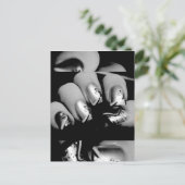 Designer Fingernagels Briefkaart (Staand voorkant)