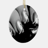 Designer Fingernagels Keramisch Ornament (Rechts)