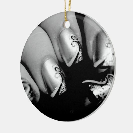 Designer Fingernagels Keramisch Ornament (Links)