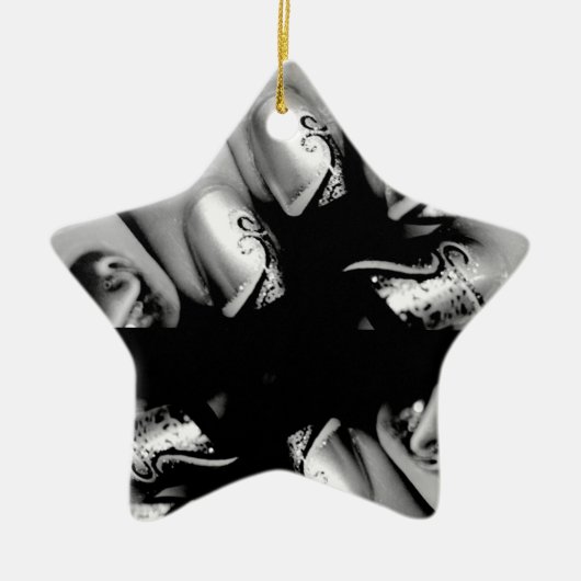 Designer Fingernagels Keramisch Ornament (Voorkant)