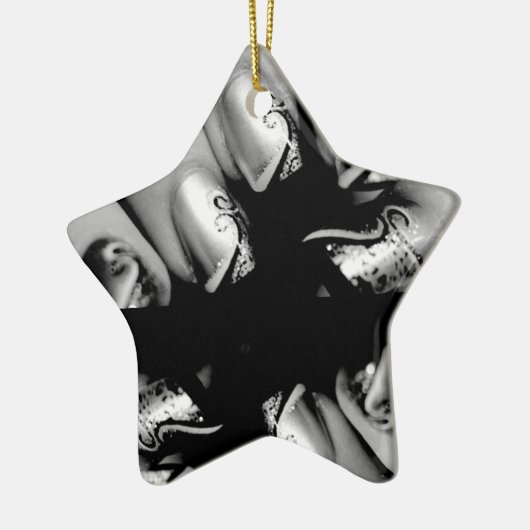 Designer Fingernagels Keramisch Ornament (Links)