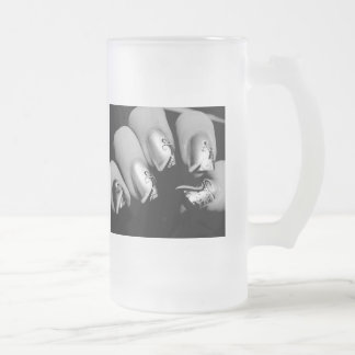 Designer Fingernagels Matglas Bierpul