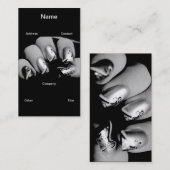 Designer Fingernagels Visitekaartje (Voorkant / Achterkant)