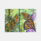 Designer Fleece Blankets Monarch Butterflies gifte (Voorkant (Horizontaal))