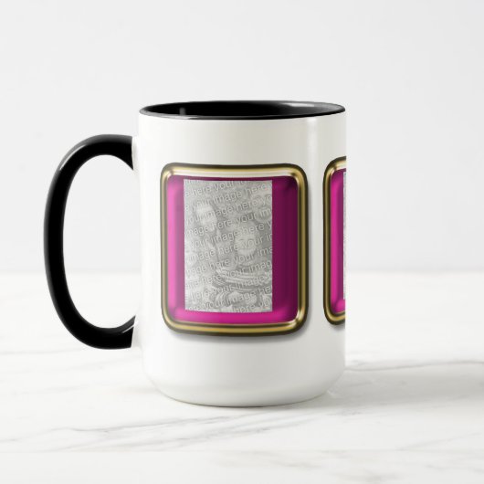 DESIGNER FOTO KOFFIE MOK SJABLOON (Links)