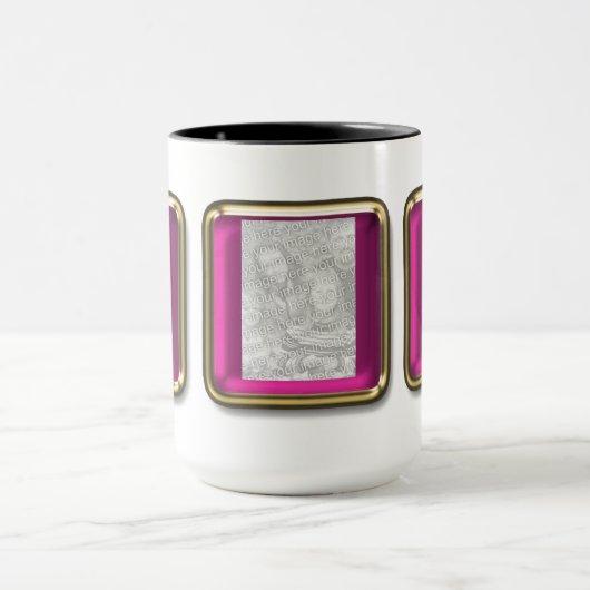 DESIGNER FOTO KOFFIE MOK SJABLOON (Midden)