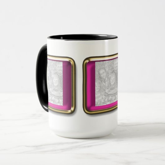 DESIGNER FOTO KOFFIE MOK SJABLOON (Voorkant links)