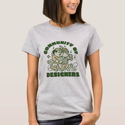 Designer Friends Doodle T-shirt (Voorkant)