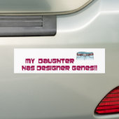 Designer genen bumpersticker (Op auto)