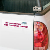 Designer genen bumpersticker (Op Truck)