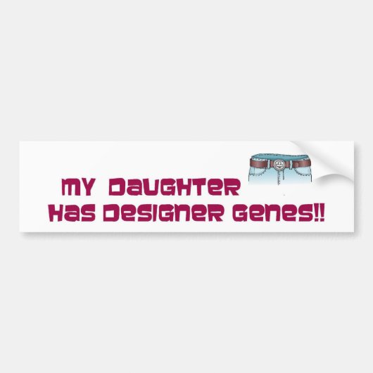 Designer genen bumpersticker (Voorkant)