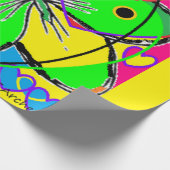 Designer geschenkcover fancy dat Bright kleuren oo Cadeaupapier (Hoek)
